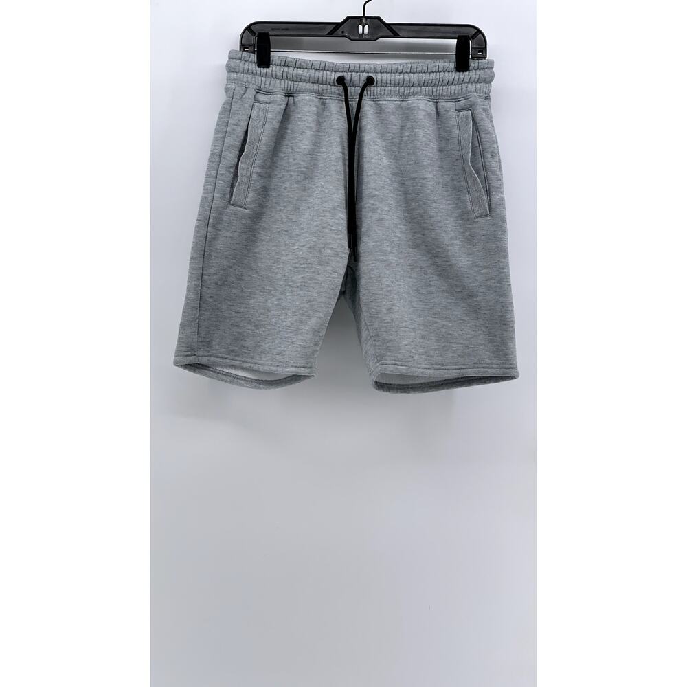 ATHLETEX Men's Gray Solid Casual Sweat Shorts SZ Ma